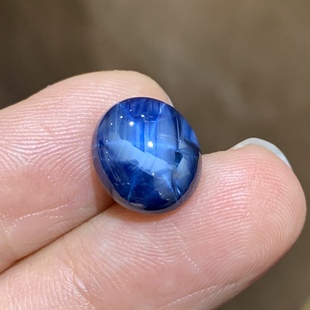 10.5 karat Natural Starlight Sapphire Bare Stone Starline Sharp Smart Minerless Support Review