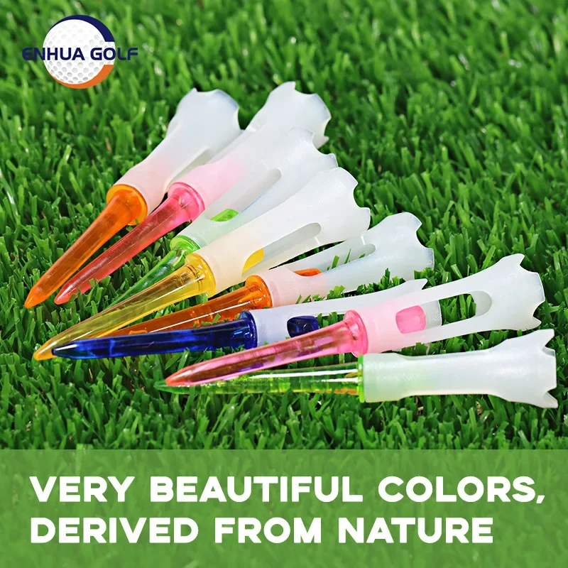 Golf double -layer ball nail golf products Tee soft glue low resistance ball nails new 83mm new ball nail