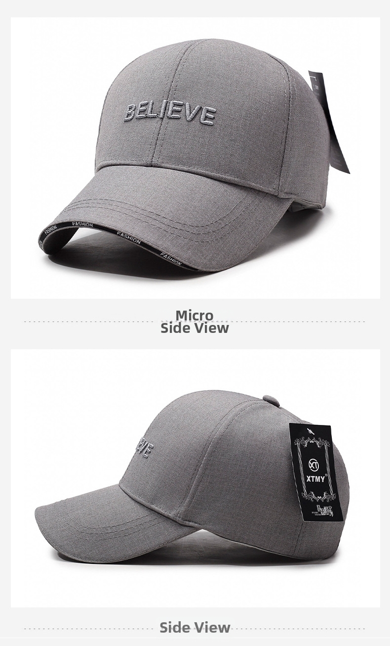 Men's Stylish Embroidered Baseball Cap Versatile Sun Hat_voghion.com