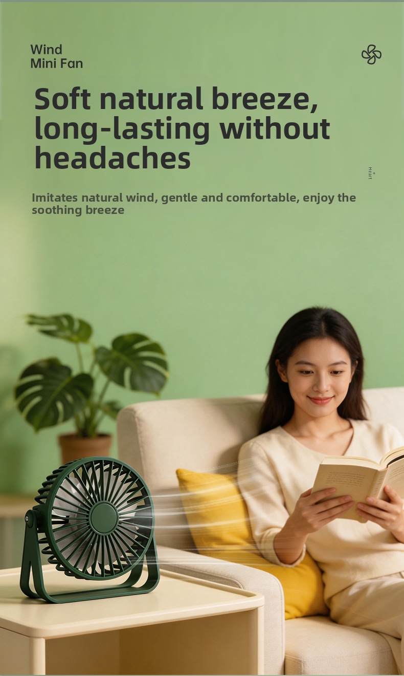Mini ventilateur de bureau pour bureau et maison, silencieux_voghion.com