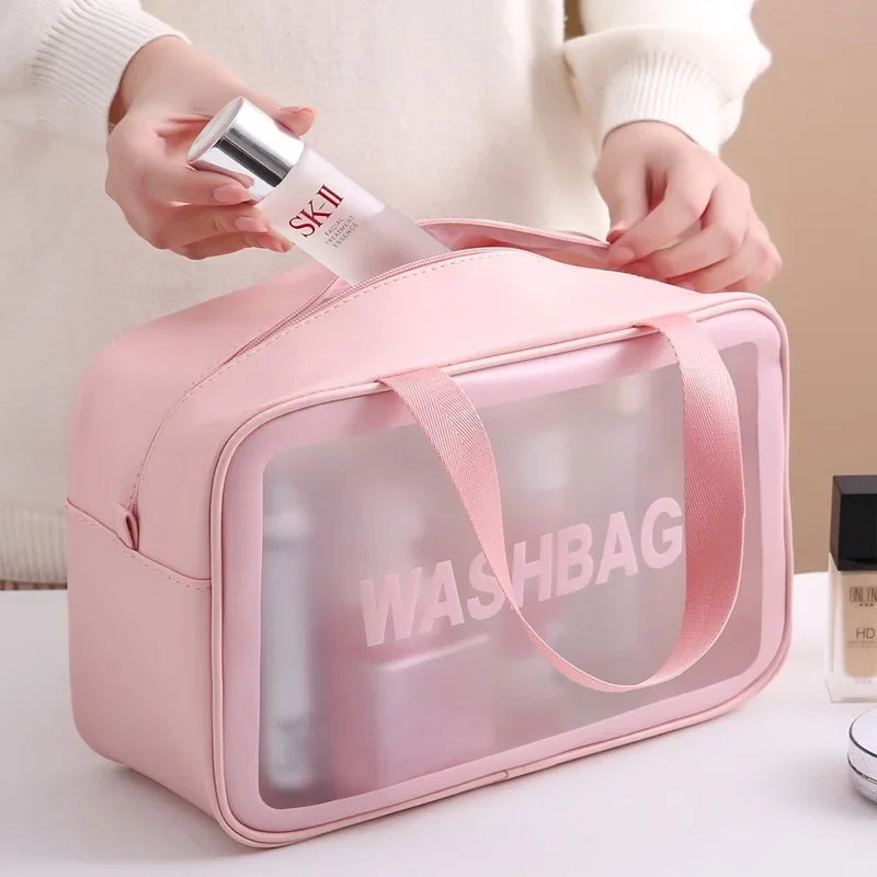 Cosmetic bag, handheld shoulder bag, capacious travel bag, waterproof storage bag, organizer bag
