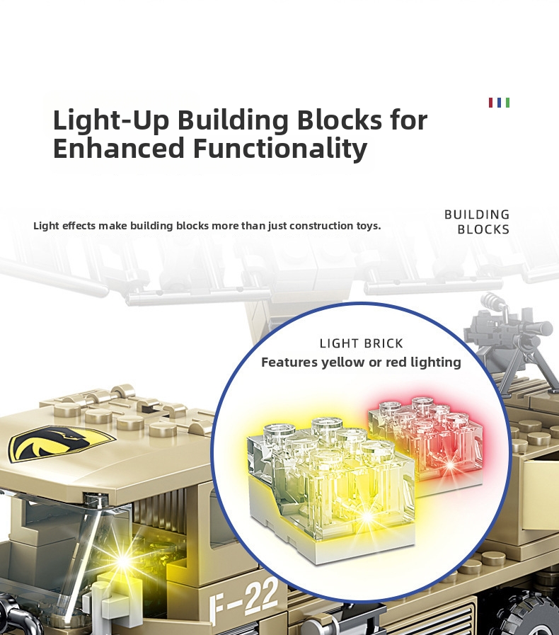 Educational Building Block Models Compatible With Military Aircraft Carrier Tank Airplane Destroyer Small Particle Toy For Kids_voghion.com