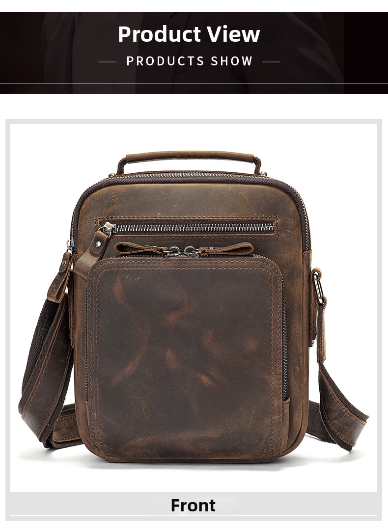 Borsa a tracolla uomo in vera pelle stile vintage retro_voghion.com