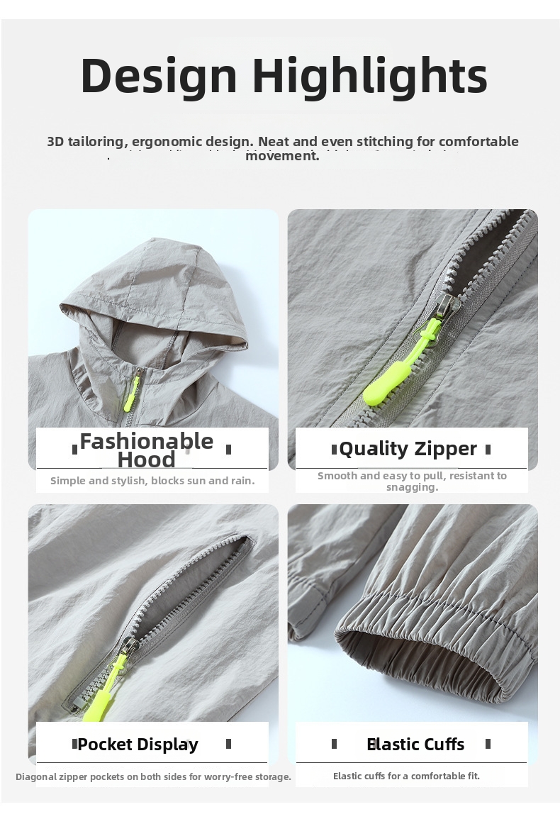 Men's Sun Protection Jacket Quick Drying Breathable Outdoor Gear_voghion.com