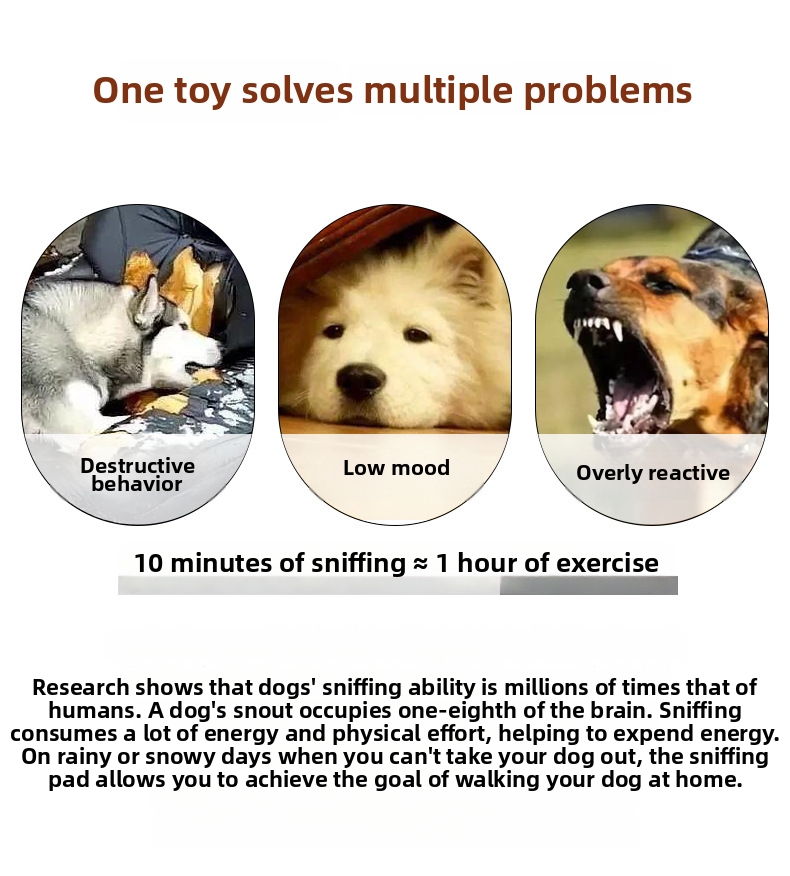 Interactive Dog Toy For Large Dogs Sniffing And Enrichment Fun_voghion.com