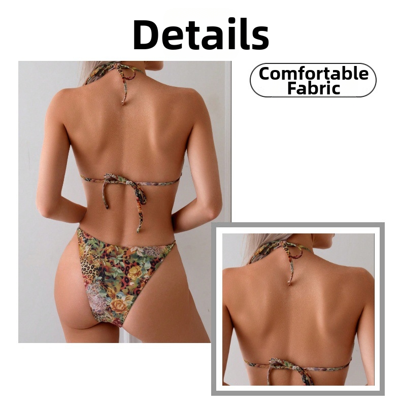 Set bikini donna stile americano costume da bagno push-up_voghion.com
