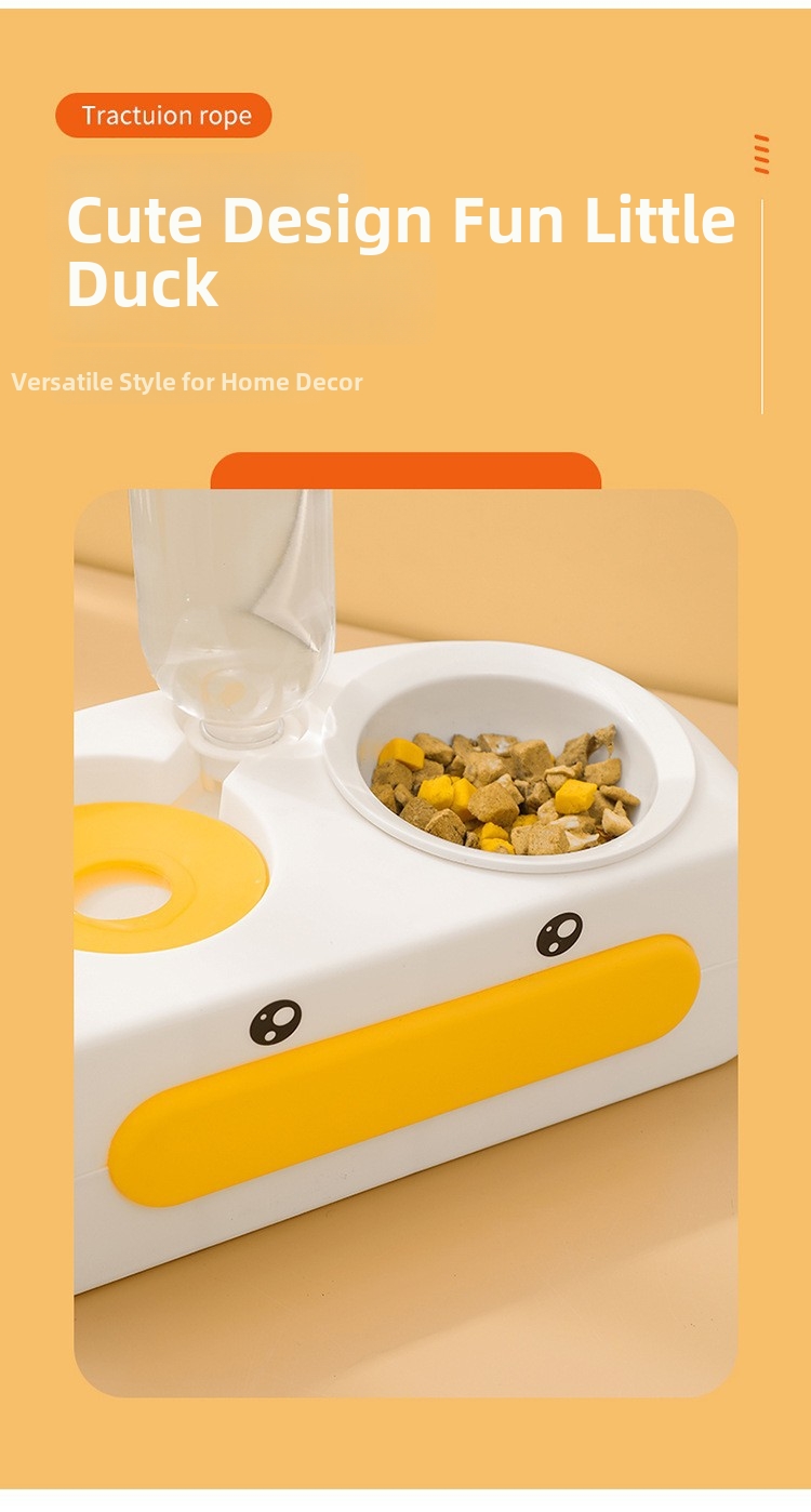 Doppelnapf Für Katzen Mit Automatischem Wasserspender_voghion.com
