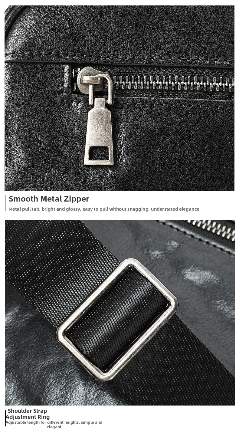 Borsa a tracolla uomo in vera pelle design orizzontale_voghion.com
