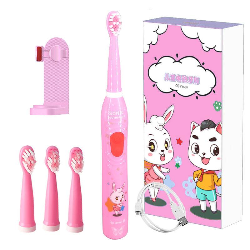 Rechargeable Electric Toothbrush for Children IPX7 Waterproof Multi-Functional Self Developed Home Personal Care Appliances_voghion.com