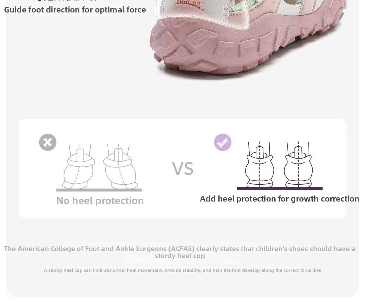 Kids Sport Sandals Breathable Openwork Design For Active Play_voghion.com