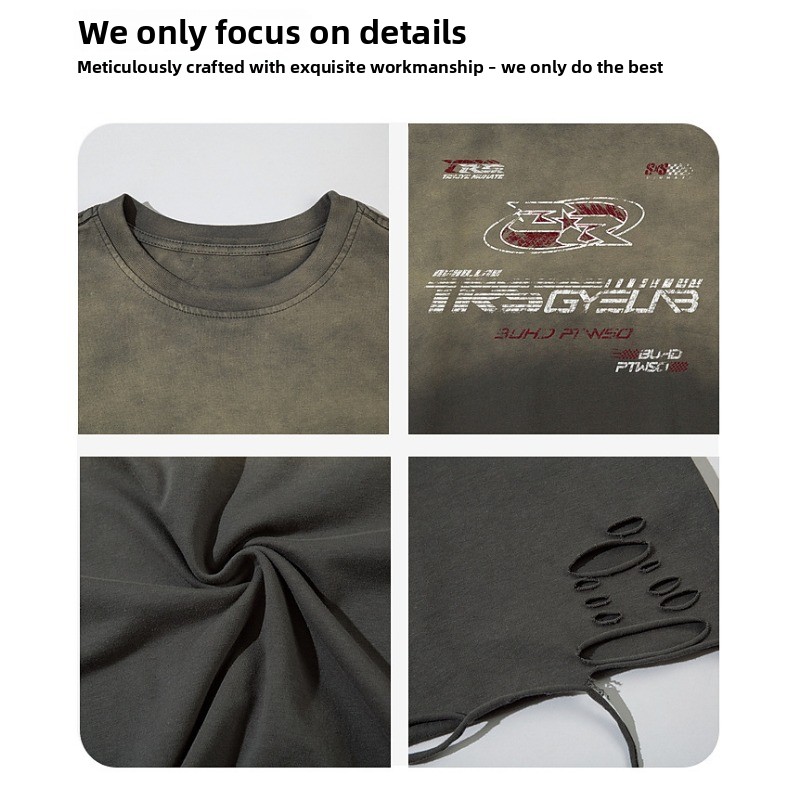 Vintage oversized racing t-shirt för dam och herr_voghion.com