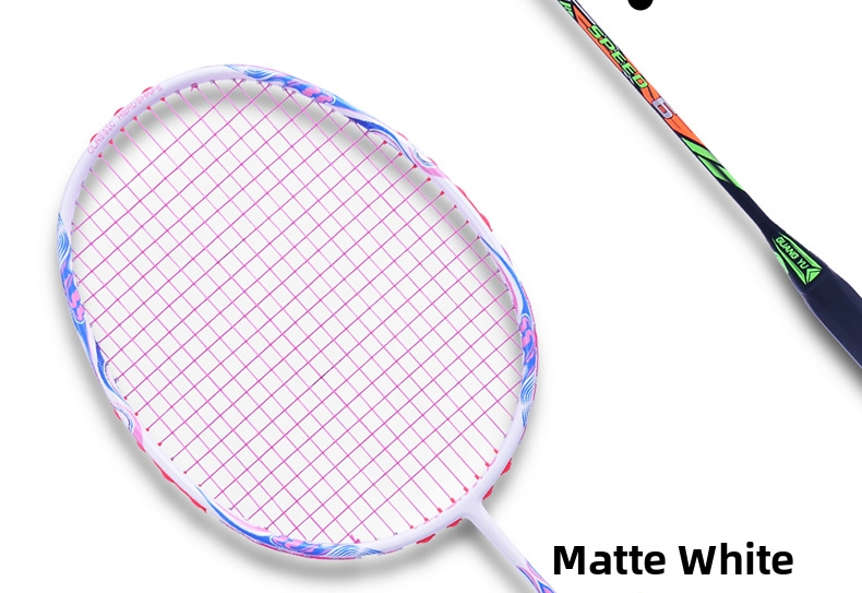 Ultraleichte 8u Kuelestofffaser-badmintonschläger Fir Erwuessener_voghion.com