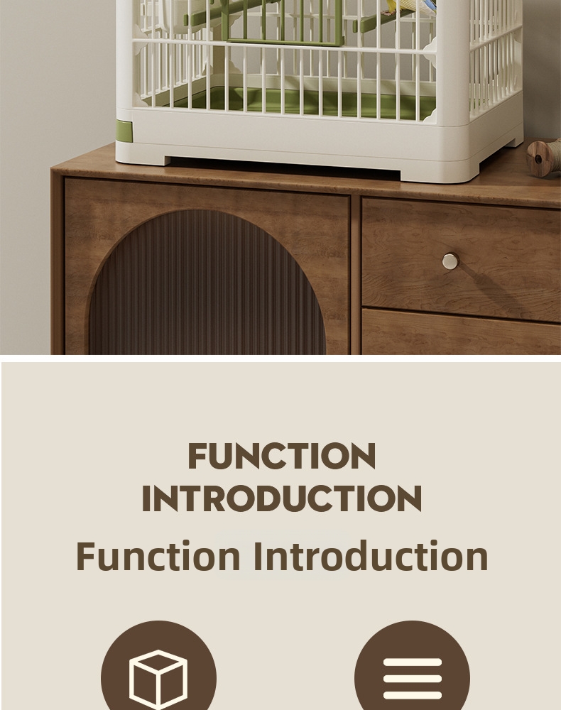 Large Breathable Birdcage For Parrots Portable Outdoor Bird Cage_voghion.com