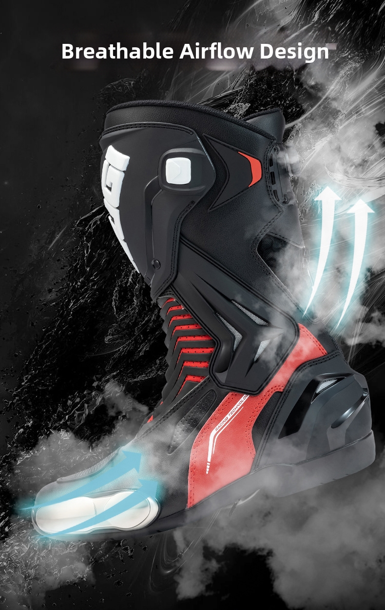 Bottes de moto professionnelles pour course et protection_voghion.com