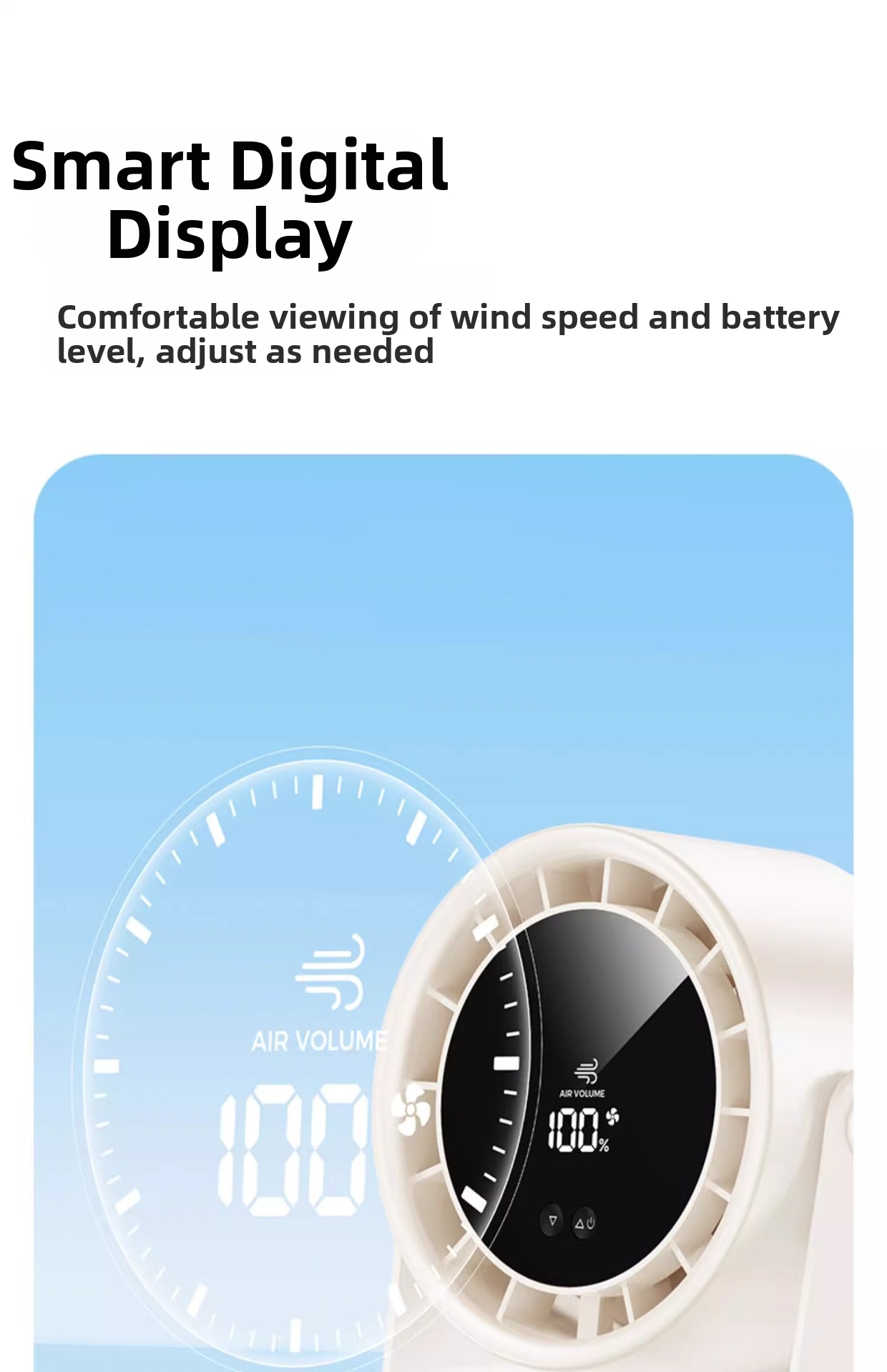 High-speed Rechargeable Circulating Fan Quiet Desktop Wall Fan_voghion.com