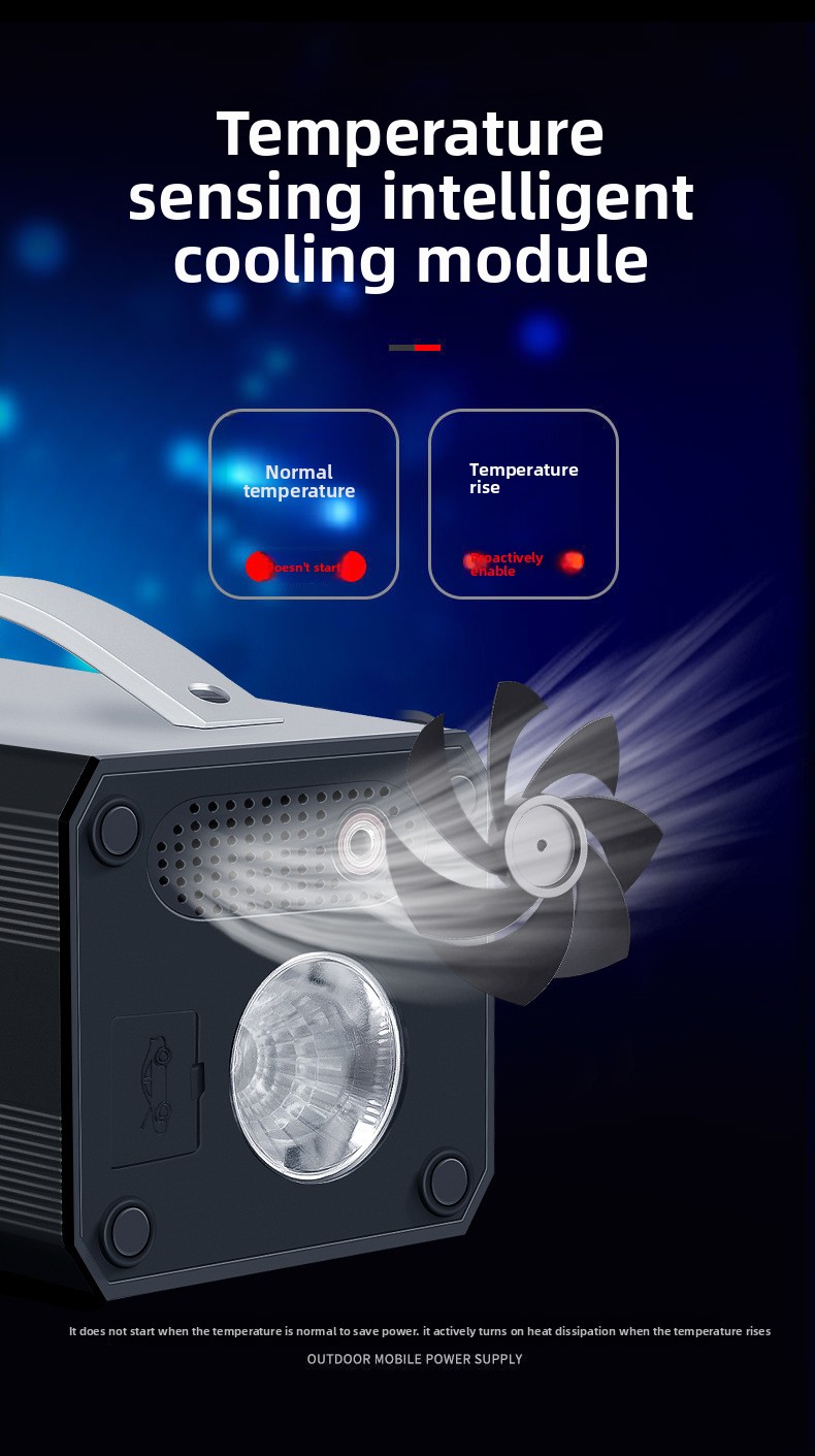 Portable Outdoor Power Station High Capacity Camping Power Bank_voghion.com