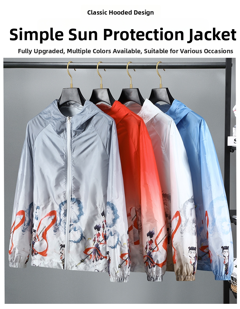 Men's Sun Protection Hoodie Upf Lightweight Breathable Outdoor_voghion.com