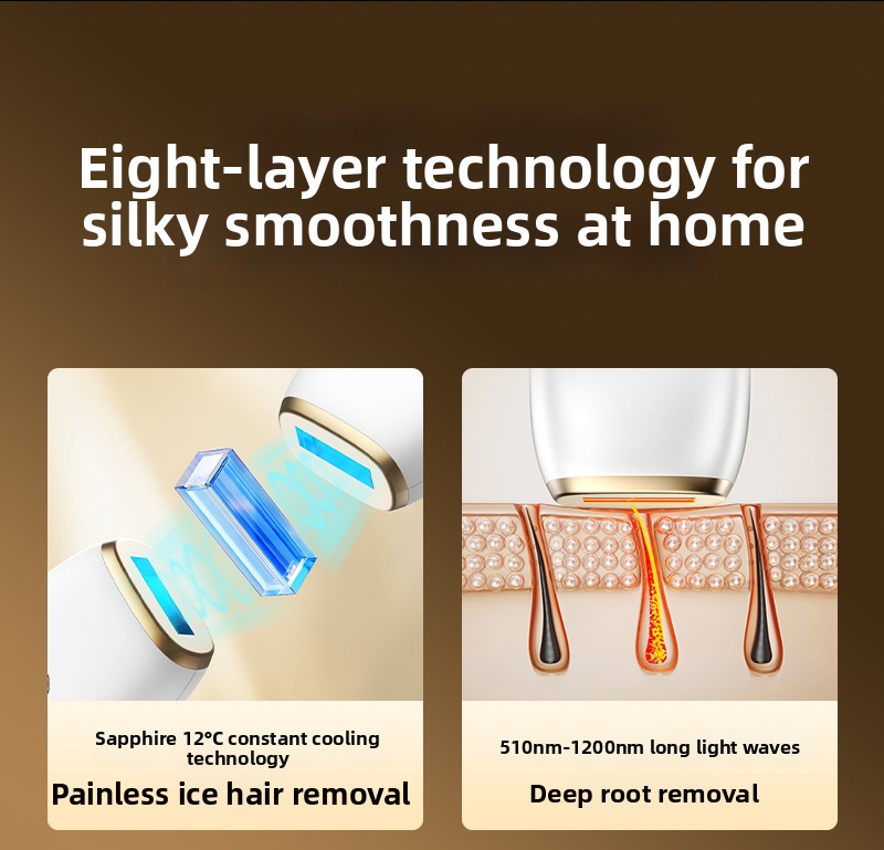 Epilatore ipl professionale con tecnologia di raffreddamento_voghion.com