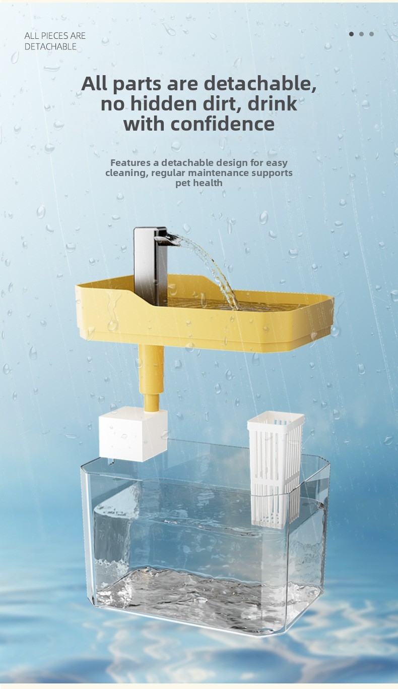 Automatic Pet Water Fountain Large Capacity For Cats And Dogs_voghion.com