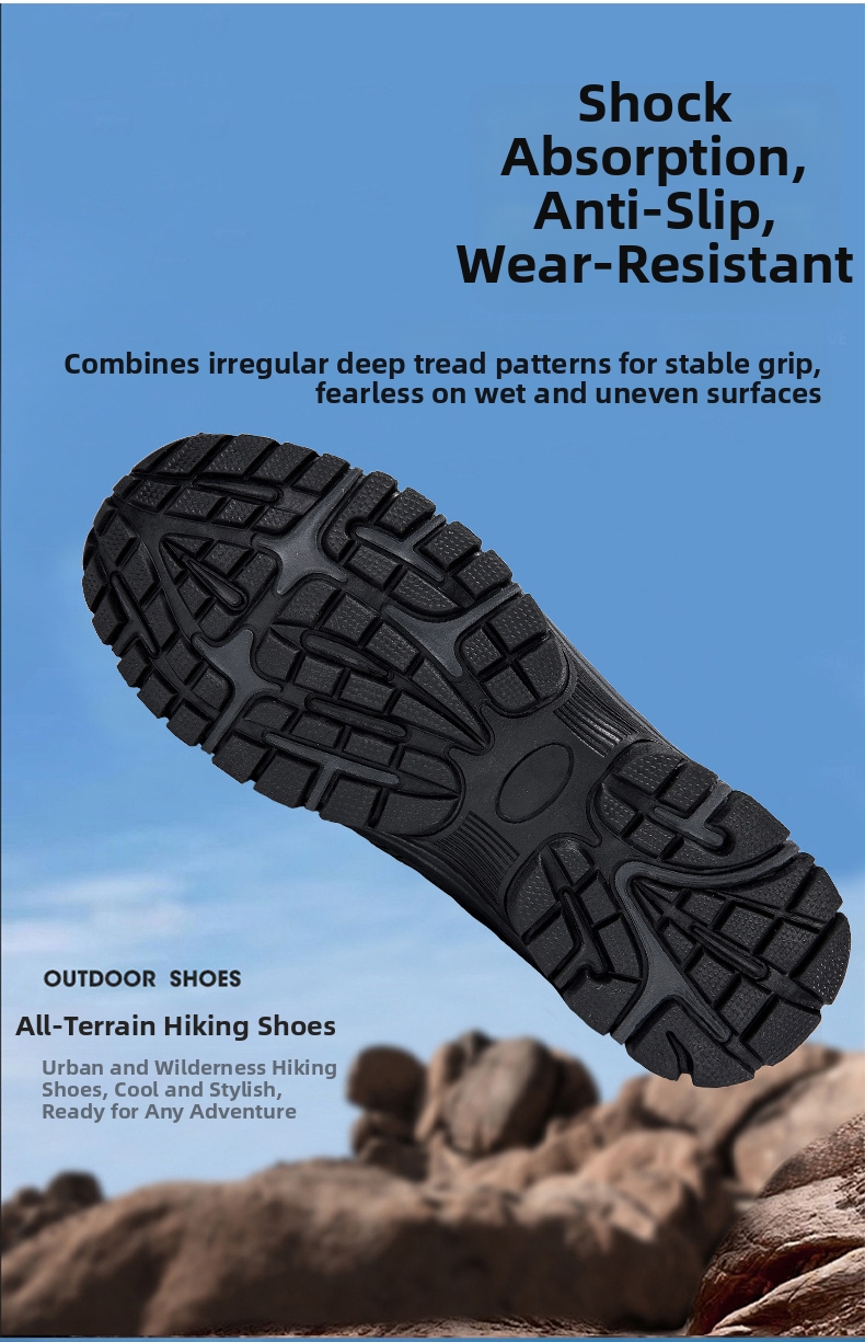 Herren Wanderschuhe Für Outdoor Sport Und Freizeit Mit Profilsohle_voghion.com