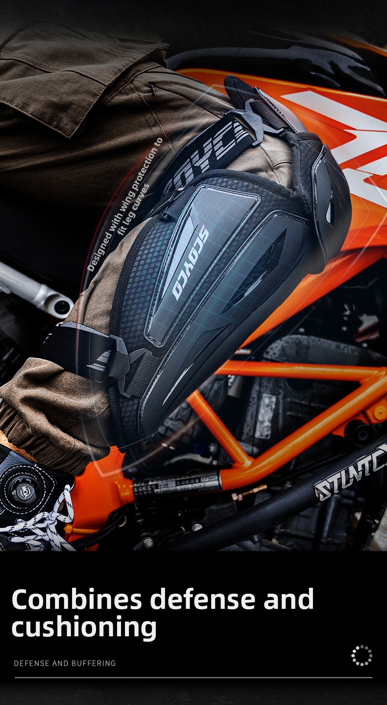 Motorcycle Riding Protective Gear Set Elbow And Knee Pads_voghion.com