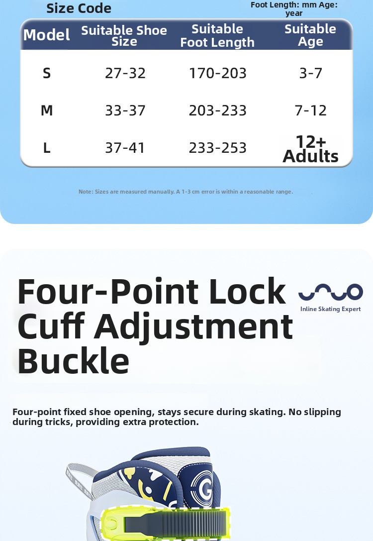 Adjustable Roller Skates For Children Beginners Ice Skating Set_voghion.com