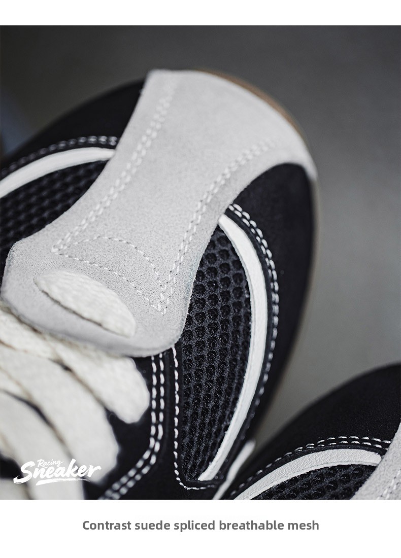 Retro Deutsche Trainingsschuhe Atmungsaktive Flache Freizeitschuhe_voghion.com