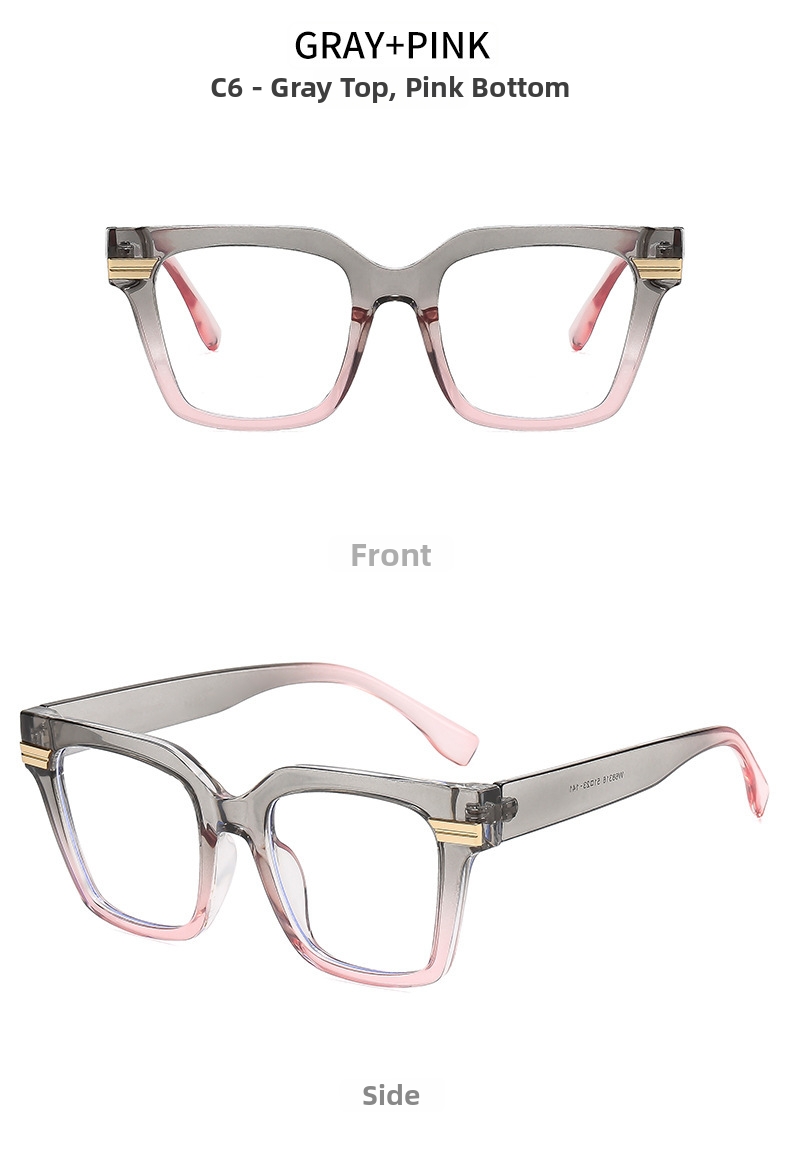 Blue Light Blocking Glasses For Men Square Frame Trendy Design_voghion.com
