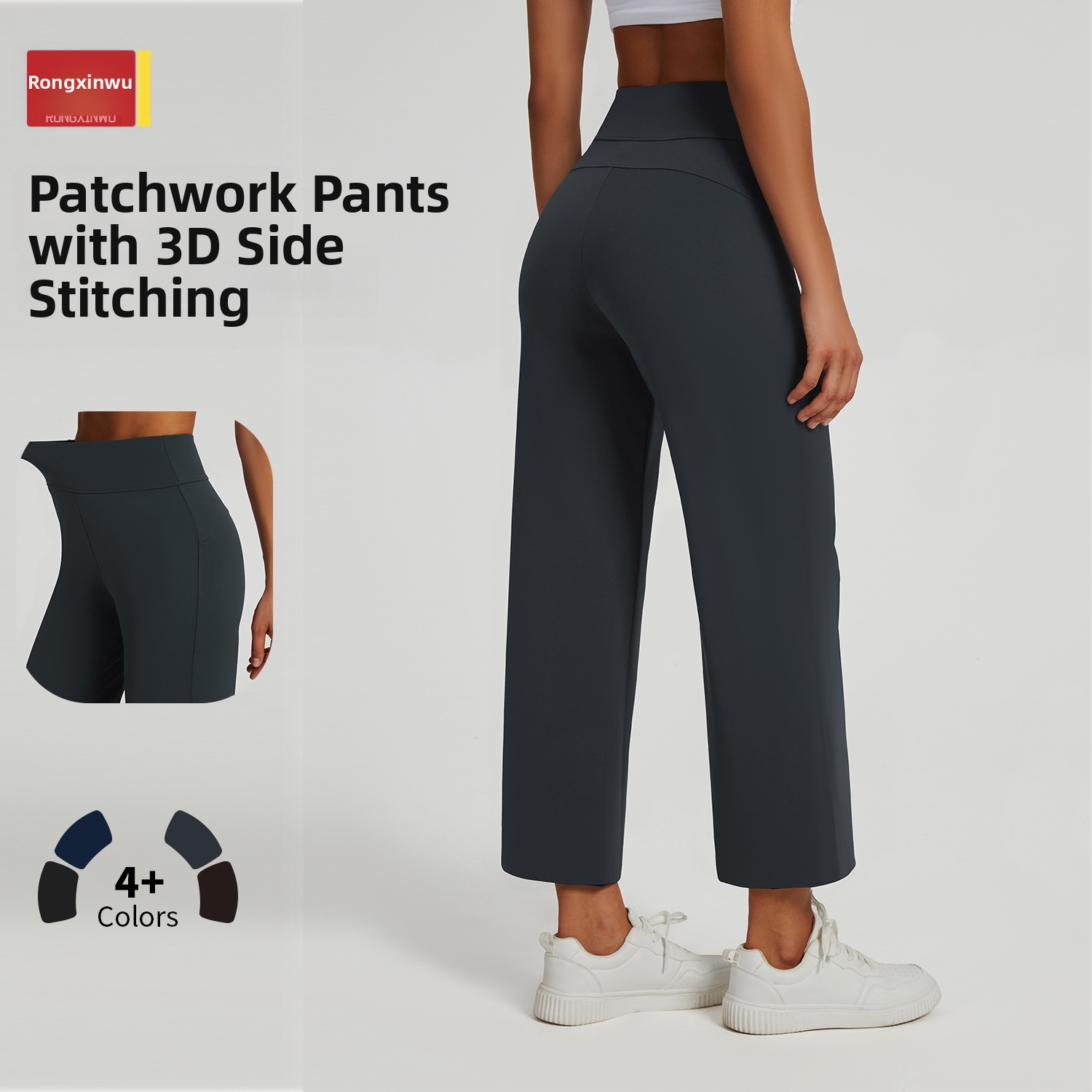 Straight Leg Sports Pants Men's Casual Fitness Yoga Trousers European American Style Loose Versatile Sports Fitness Yoga Pants_desvips.com