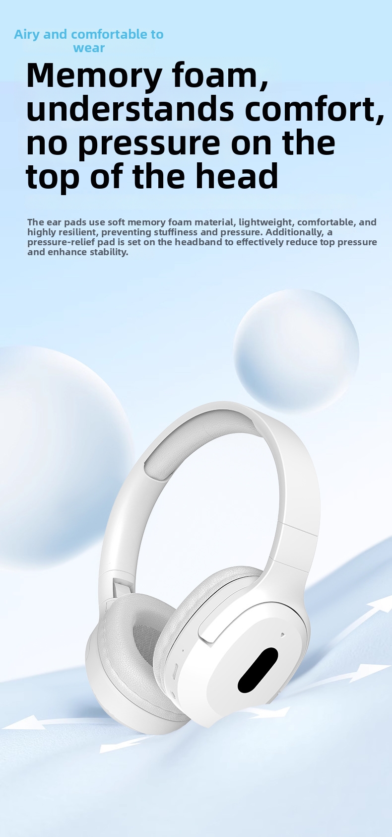 Écouteurs Bluetooth sans fil avec basses puissantes et rétractables pour téléphones portables - Vente directe d'usine - Offre transfrontalière en gros_voghion.com