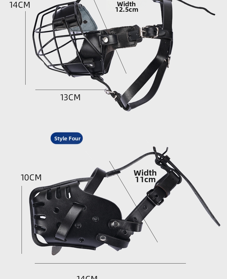 Dog Muzzle Training Supplies Anti Bite Pet Equipment For German Shepherd Muzzle Protector_voghion.com