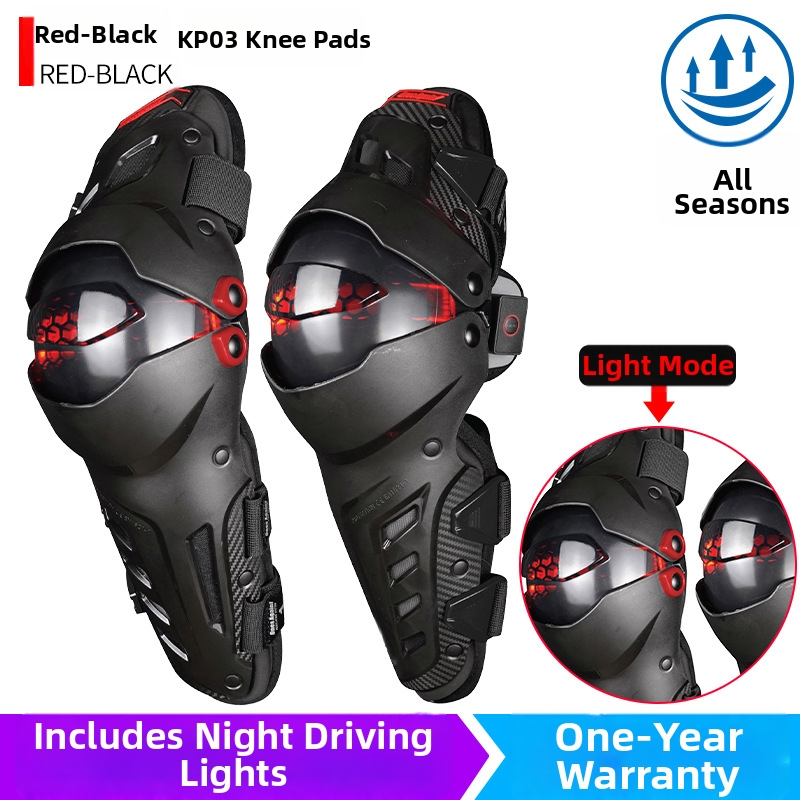 Men's Motorcycle Knee Pads Windproof Anti-Fall Protective Gear For All Season Off-Road Forest Trails Mechanical Leg Protectors Rider Equipment_voghion.com