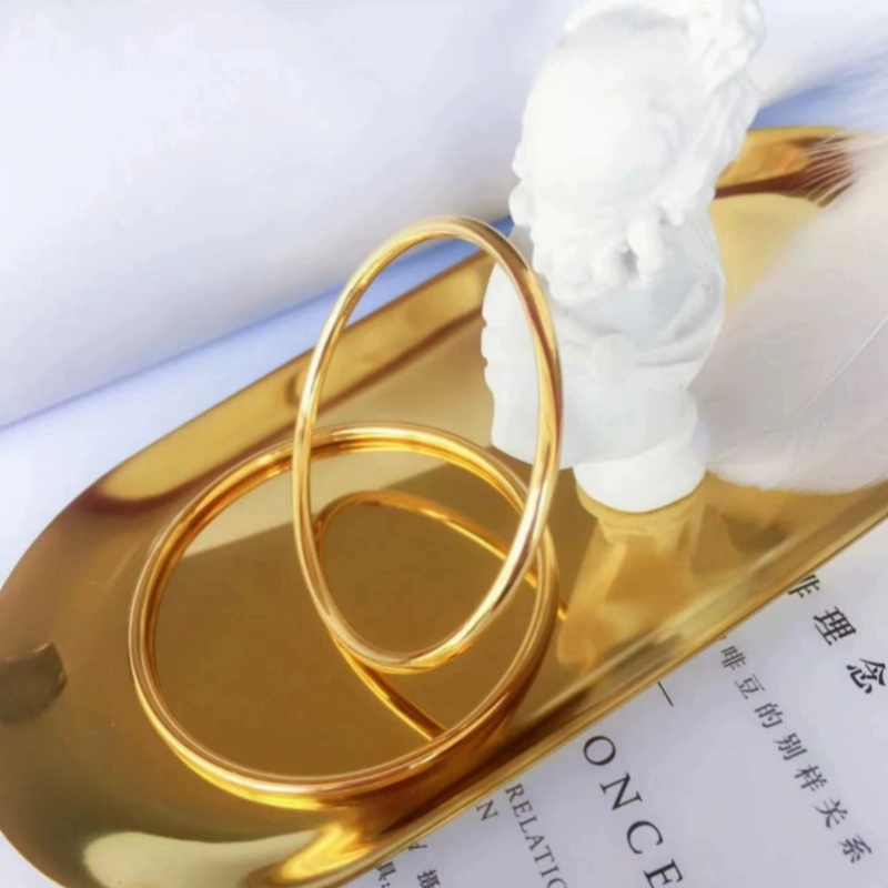 Браслет из золота 18 карат (Au750), цветное золото, неразъемное, простое, универсальное, с эффектом высокого класса, с перламутром, оптом, новая модель