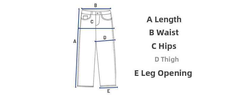 Vintage Washed Blue Clean Fit Men's Jeans Relaxed Straight Leg Comfortable Casual Pants_viptrois.com
