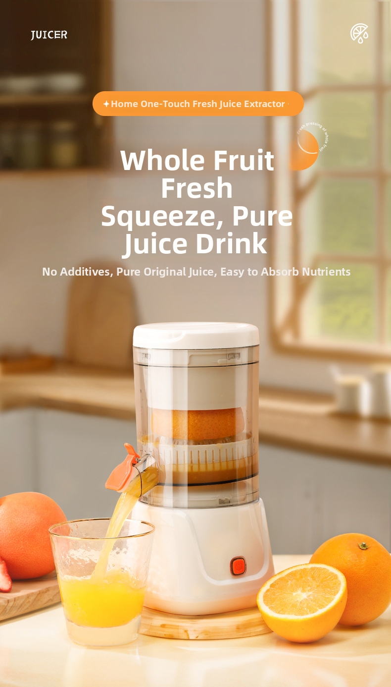Electric Juicer With Pulp Separation For Home Use Portable_voghion.com