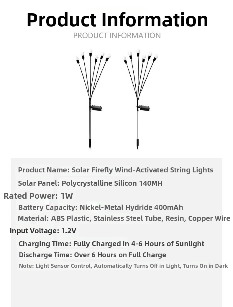 Solar Firefly Light For Garden Waterproof Led Outdoor Lamp_voghion.com