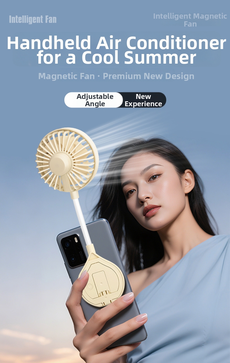 Portable Magnetic Gaming Phone Cooler With Usb Mini Desktop Fan_voghion.com