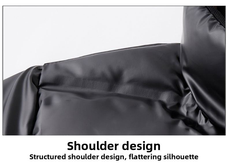 Winter New Men's Fashion Trend Stand-up Collar Jacket Versatile Casual Solid Color Jacket_viptrois.com