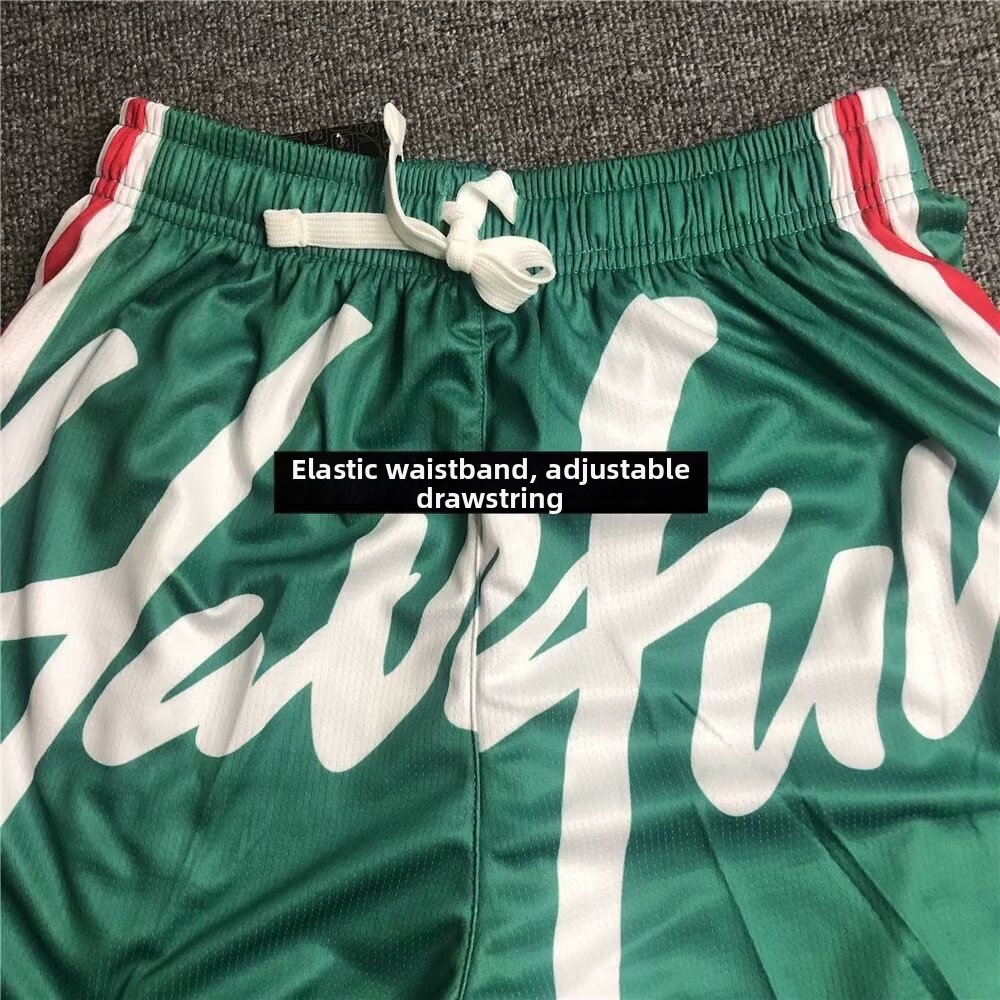 Herren Shorts Im Lockeren Stil Mit Buchstabenprint Für Den Sommer_voghion.com