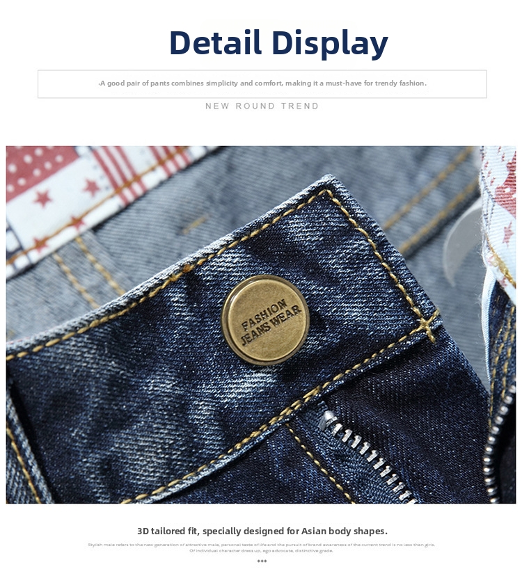 Denim shorts voor heren met scheuren en rechte losse pasvorm_voghion.com
