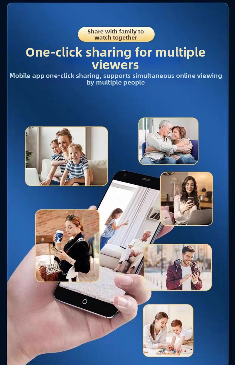 Telecamera di sorveglianza domestica wireless hd smart per smartphone_voghion.com