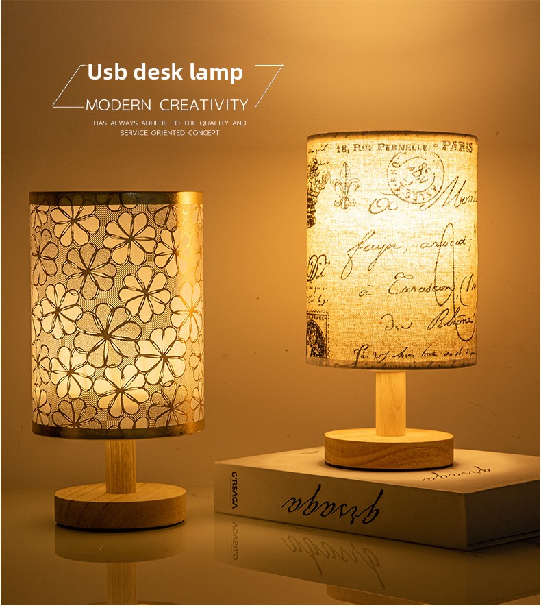 Usb Desk Lamp With Remote Control For Bedside Table And Bedroom_voghion.com