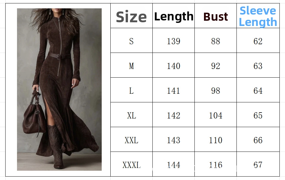 New Retro Modern Stand Collar Zipper High Slit Waist Cinching Elegant Socialite Dress For Women From Europe And America_ecoleips.com
