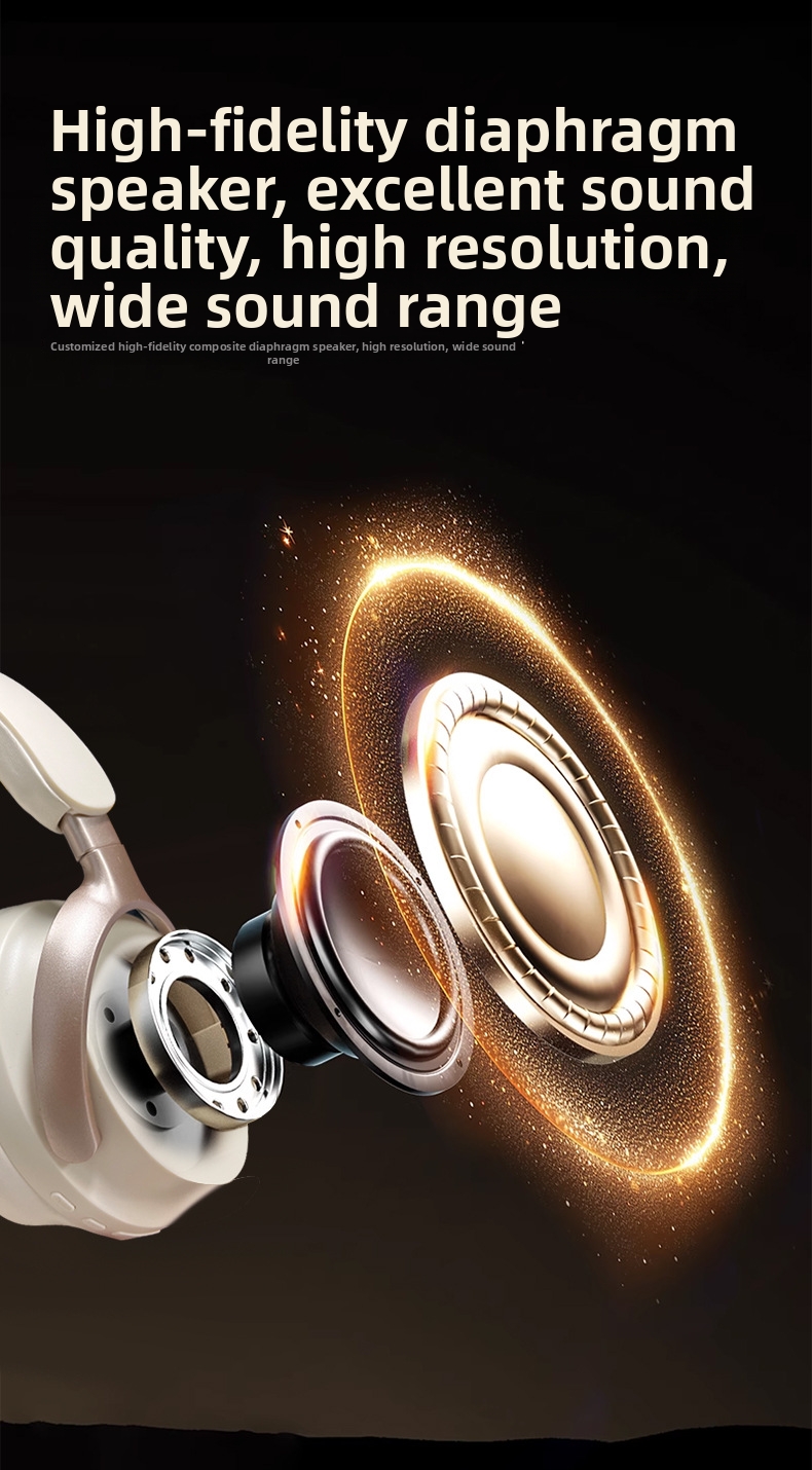 Wireless Bluetooth Headphones - Lightweight Hi-fi Stereo Sound_voghion.com