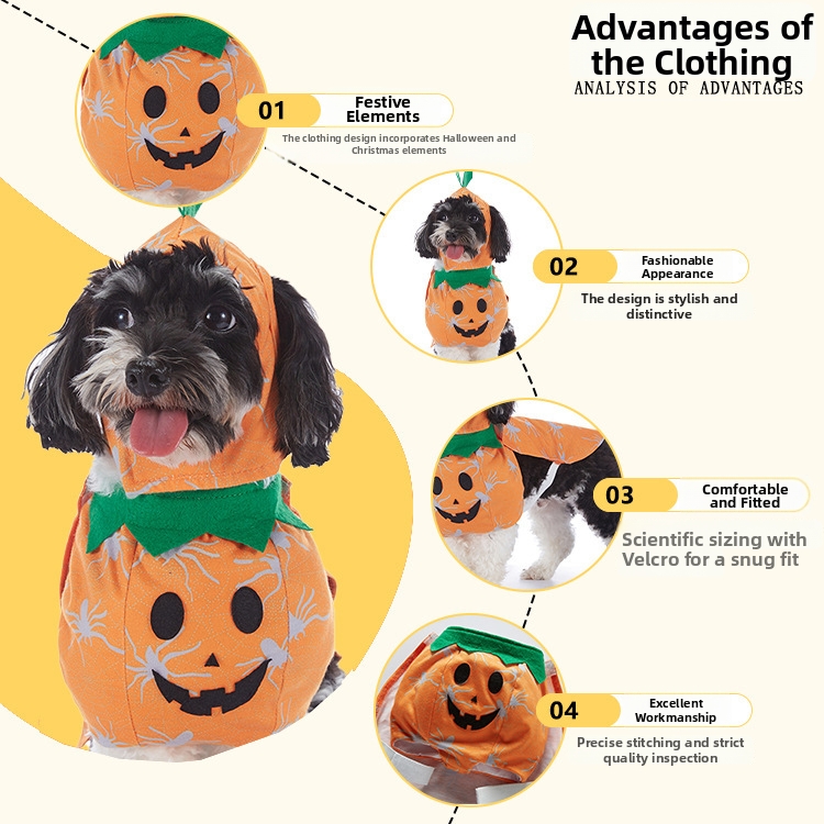 Roupa de Natal para Pets: Fantasia de Morcego Pirata Palhaço Entregador em Pé - Suéter Divertido para Cães - Roupa de Halloween para Pets Mais Vendida e Popular_voghion.com