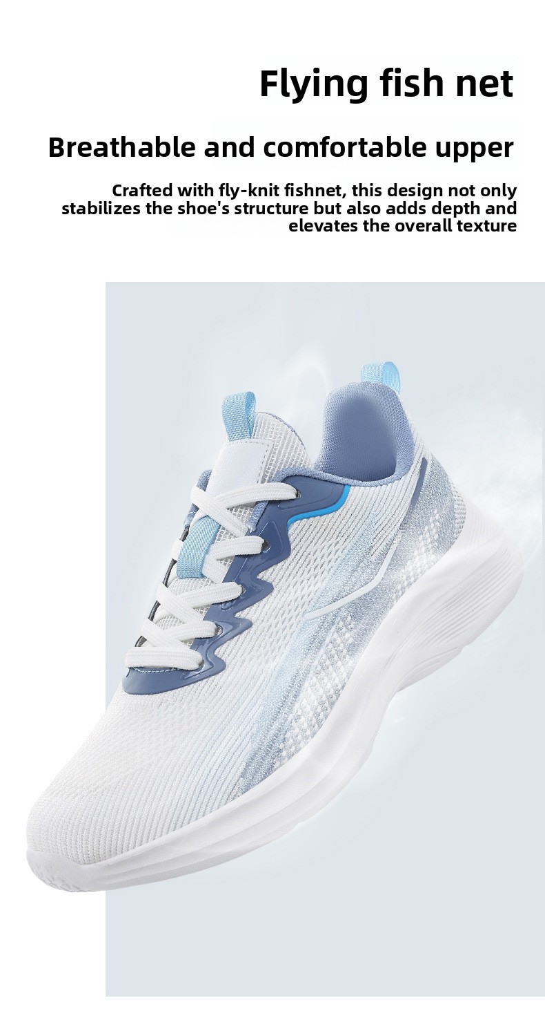 Extra Large Size 50 Summer Sneakers Men's Breathable Fly-woven Mesh Casual Running Shoes_vogvips.com