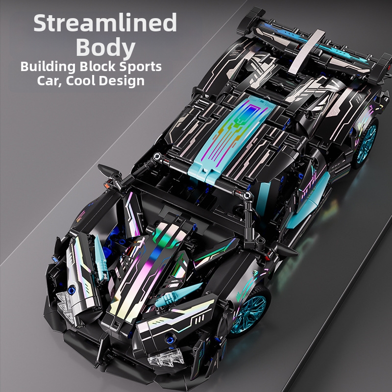 Voiture télécommandée compatible avec les jeux de construction Apollo EVO Cyber Lamb Starry Sky Gini 911_voghion.com