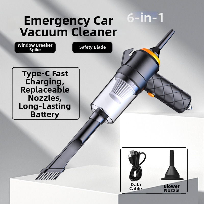 Aspirador de pó multifuncional sem fio para carro, portátil, recarregável, de alta potência, mini aspirador de pó de mão._voghion.com