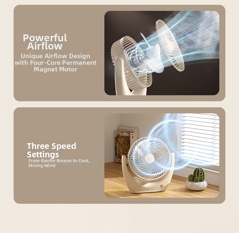 Mini ventilatore usb da tavolo con clip e lampada da scrivania_voghion.com