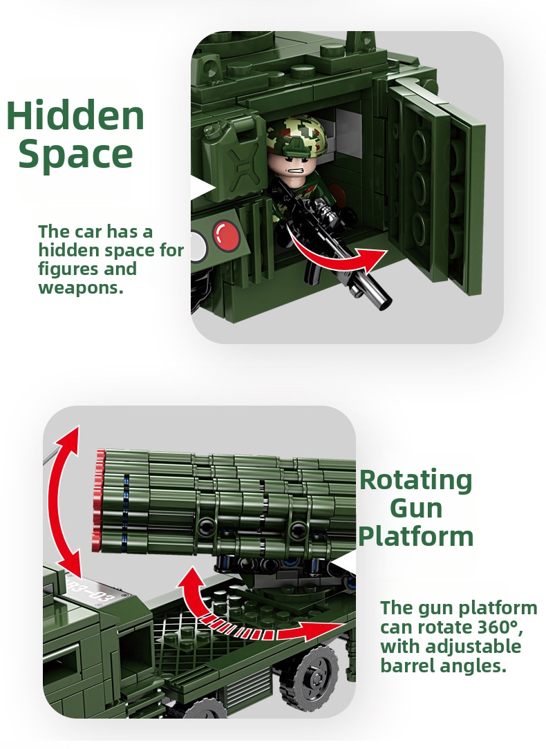 Educational Building Block Models Compatible With Military Aircraft Carrier Tank Airplane Destroyer Small Particle Toy For Kids_voghion.com